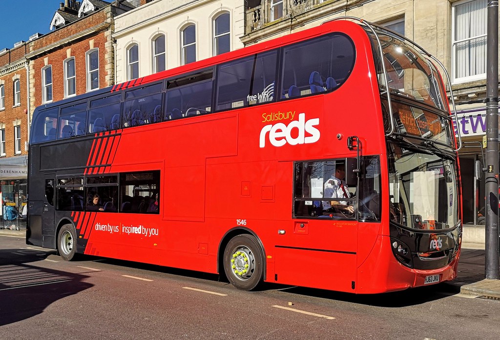 A Salisbury Reds bus