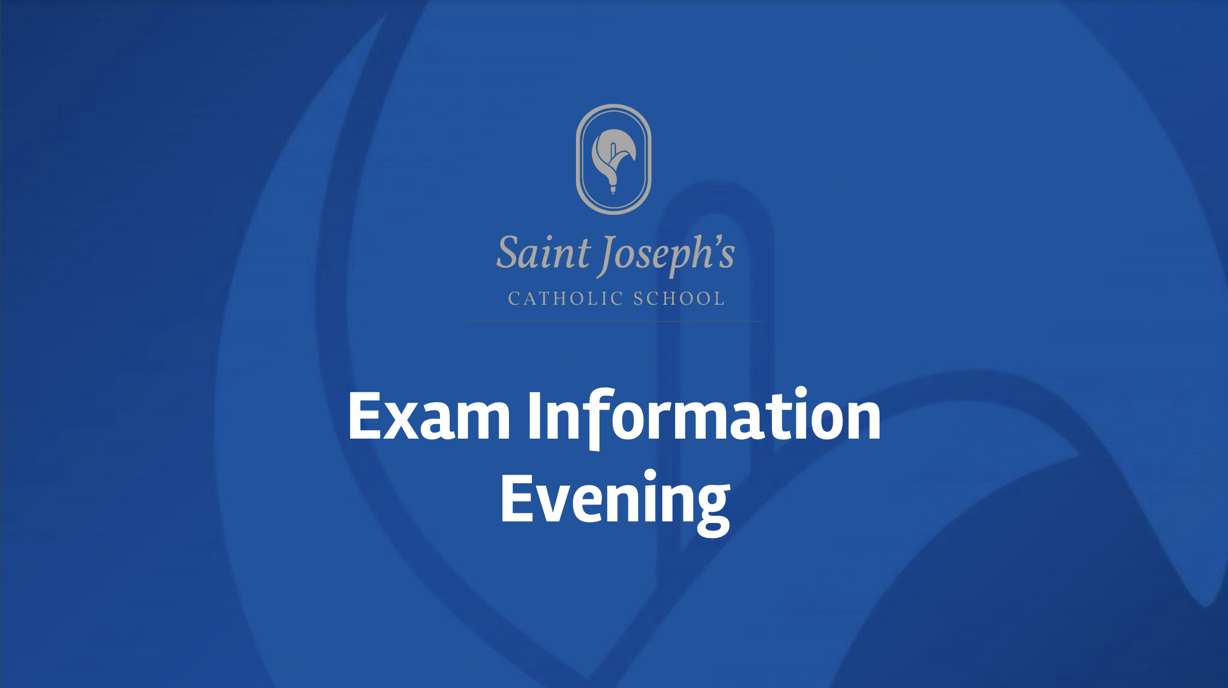 Exam Information Evening
